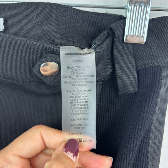 T Alexander Wang Black Mini Skirt – Lyocell Blend – Size 0- Capsule Closet - Picture 5 of 8